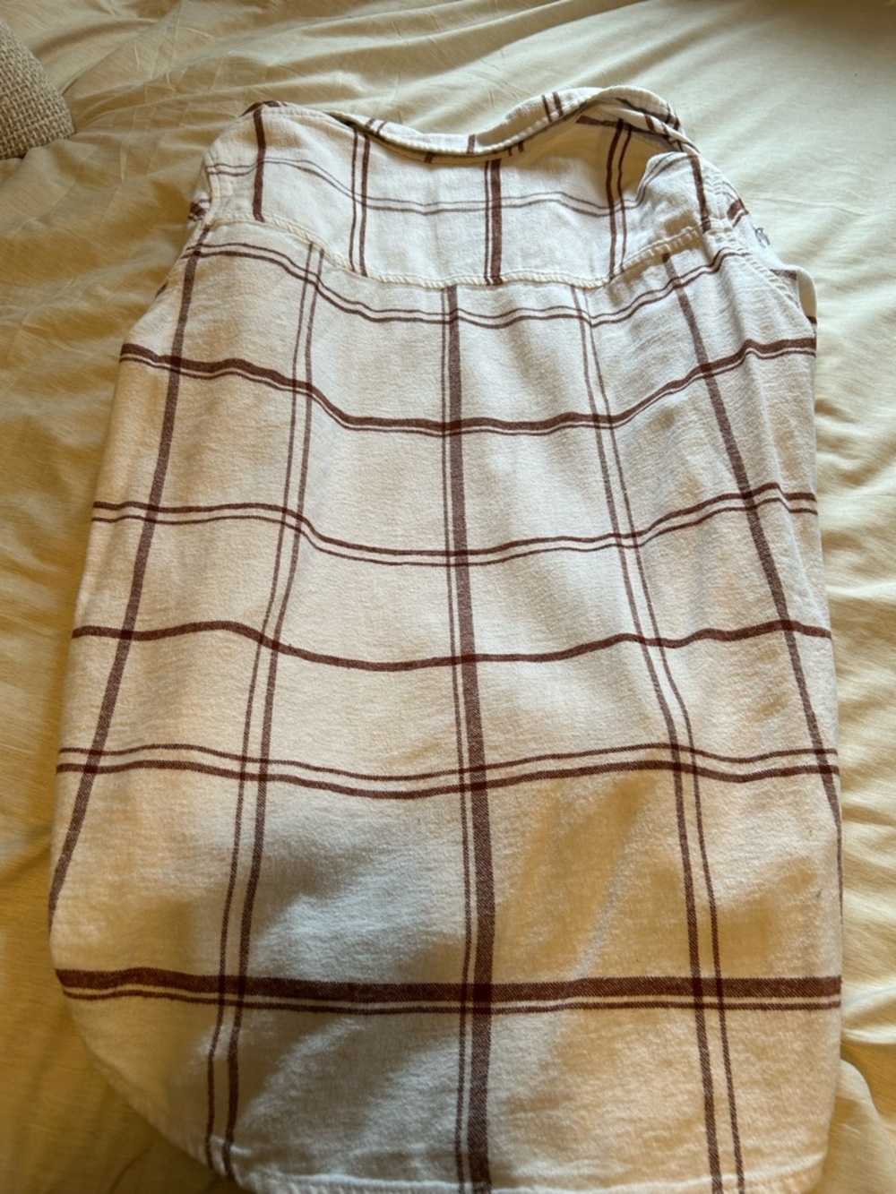 Universal Thread Cream Button-Down Flannel - Picture 3 of 3
